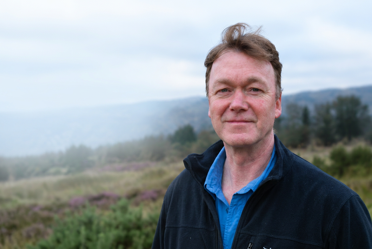 Rod Fitzgerald outdoors in the Irish countryside